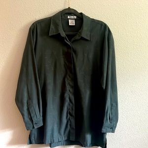 Hunter Green Vintage Blouse